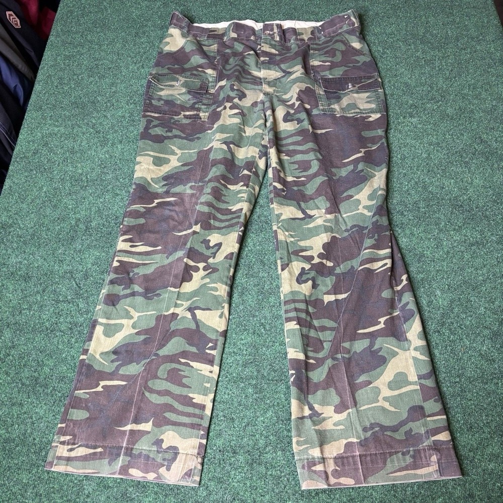 Browning Camo Cargo Hunting Pants Made In USA Mens 36x28 Workwear